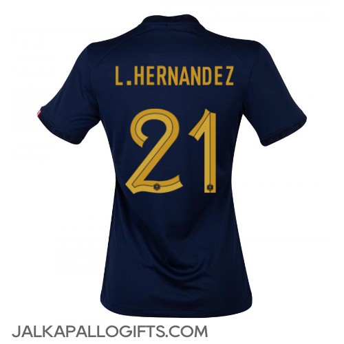 Ranska Lucas Hernandez #21 Kotipaita Naiset MM-kisat 2022 Lyhythihainen